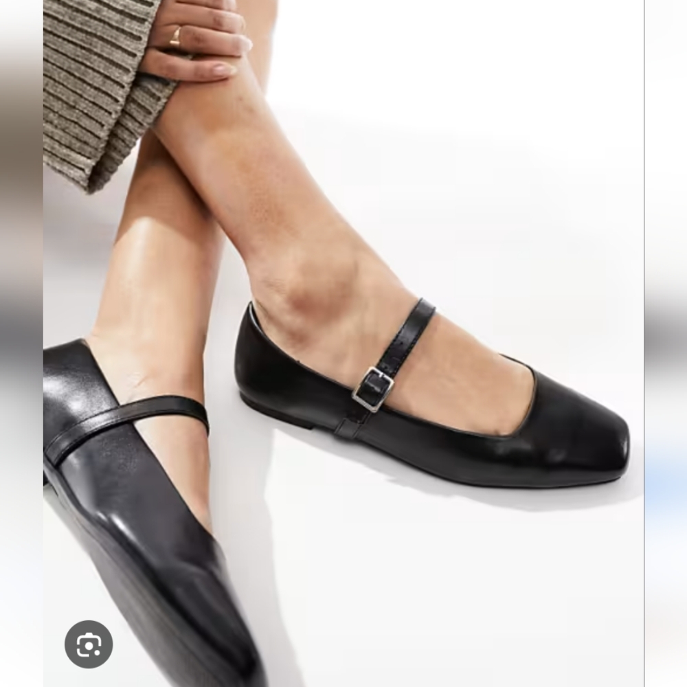 ASOS Lottie Mary Jane sandals in black